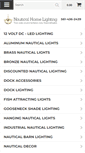Mobile Screenshot of nauticalhomelighting.com